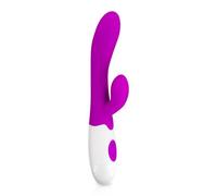 Rabbit Silicone Doux Débutante 30 Modes Double Stimulation 210 mm LR03