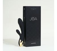 Rabbit vibromasseur chauffant JÖA Passage du Désir - point G et clitoris, silicone, résistant aux éclaboussures, rechargeable USB - Noir
