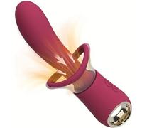 Rabbit Vìbrọmàsśêùr Mini Masseur Portable - Puissant Masseur Sans Fil,Masseurs Étanches IPX7,Masseurs Électriques Avec 10 Modes,Petit Masseur Corps pour Epaule Dos La Douleur J2