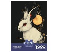 Rabbit1000 Pièces Amateurs De Puzzlesanimal pour Adultes Jeu D'Intelligence Premium avec Défis Paysagedes QuatreSaisons 70x50cm/1000pcs