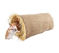 Rabbits House Indoor, Natural Safe Tunnel, 14.96x7.48x6.3 inches Woven Toy Nest, Cute Cozy Hideaway for Sleeping Hiding and Playtime in Animal Indoor Outdoor Living Spaces