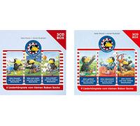 Rabe Socke - Der kleine Rabe Socke 3 CD Hörspielbox 1 + 2 (15 Liederhörspiele) im Set - Deutsche Originalware [6 CDs]