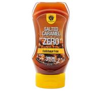 Rabeko Zero Sauce - caramel salé, 1 x 350ml - produits sains à faible teneur en glucides à teneur réduite en calories et en matières grasses pour salade, frites, hamburgers - sans gluten ni lactose