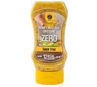 Rabeko Zero Sauce - moutarde au miel, 1 x 350ml sans sucre et peu de matières grasses - produits sains à faible teneur en glucides avec moins de calories et de matières grasses pour salades, frites
