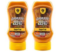 Rabeko Zero Sauce - Samurai, 2 x 350 ml sans sucre et peu de matières grasses - produits sains, faible en glucides et en calories pour salades, frites, burgers, grillades - sans gluten ni lactose