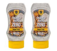 Rabeko Zero Sauce - Truffel Mayo, 2 x 350ml - produits sains faibles en glucides avec moins de calories et moins de matieres grasses pour salades, frites, hamburgers - sans sucre, faible en matieres