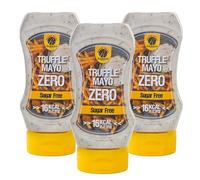 Rabeko Zero Sauce - Truffel Mayo, 3 x 350ml - produits sains faibles en glucides avec moins de calories et moins de matieres grasses pour salades, frites, hamburgers - sans sucre, faible en matieres