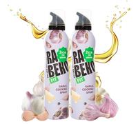 Rabeko Zero spray de cuisson faible en calories | AIL | 800 portions, 2 kcal par pulvérisation | Spray pour frire, griller et cuire | sans additifs, sans sucre | sans gluten ni lactose 2 x 200ml
