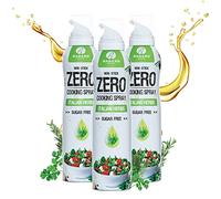 Rabeko Zero spray de cuisson faible en calories | HERBES ITALIENNES | 800 portions, 2 kcal par pulvérisation | Spray pour frire, griller et cuire | sans additifs, sans sucre|sans gluten 3 x 200ml