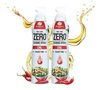 Rabeko Zero spray de cuisson faible en calories | PIMENT | 800 portions, 2 kcal par pulvérisation | Spray pour frire, griller et cuire | sans additifs, sans sucre | Sans gluten ni lactose 2 x 200 ml