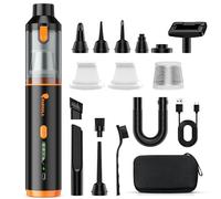 RABIGALA Aspirateur à Main sans Fil 4 en 1, 30 000 PA Haute Puissance, aspirateur de Voiture, Moteur sans Balai, 3 Vitesses 280 000 TR/Min, aspirateur à Main sans Fil pour Voiture, Bureau, claviers