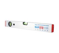 Rabo Niveau à bulle en aluminium réglable, antichoc, poids 630 g/m, longueur 80 cm