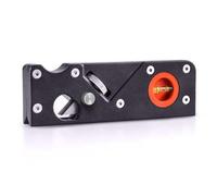 Rabot à chanfreiner portable, outil de coupe du bois à 45 degrés avec lame réglable en acier au carbone, rabot portable en alliage d'aluminium pour biseautage