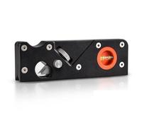 Rabot à chanfreiner portable, outil de coupe du bois à 45 degrés avec tête de coupe ronde 1/4, rabot réglable en alliage d'aluminium pour un biseautage lisse