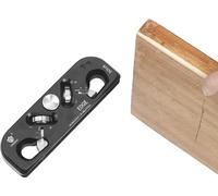 Rabot à chanfreiner pour le travail du bois, conception à double lame, profondeur réglable, 3 lames de rechange