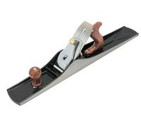 Rabot à dégauchir Faithfull n° 7 - Rabot à bois en fonte usinée avec précision pour bois durs et tendres, dressage des bords longs, nivellement des planches et enlèvement de matière