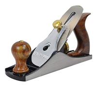 Rabot à lisser Faithfull n° 4 - Rabot à bois en fonte usinée avec précision pour bois durs et tendres, finition de surface, ébénisterie et menuiserie générale