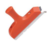 Rabot à Main de Menuisier, Raboteuse d'angle de Bord, Rabot à Bordure Manuel pour Ébavurage, Acier au Carbone, Poignée Ergonomique, pour Bois PVC ABS Plaqueuse de Chants
