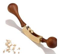 Rabot à main en cuivre à profil arqué, outil de rabotage circulaire pour le travail du bois, outil de lissage portable pour projets de bricolage, finition des surfaces en bois