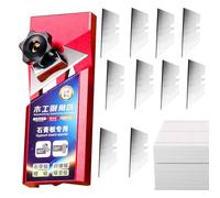 Rabot à Plâtre pour Plaques de Plâtre,Chanfrein en V à 45° pour bord de plaques de plâtre | Couteau à Chanfreiner Placo,Pour menuiserie construction rénovation domiciliaire ossature