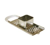 Rabot à spätzle en acier inoxydable avec poignée ABS env. 33 cm