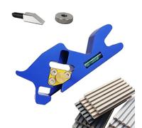 Rabot Edge - Niveau des épaules - Outil d'aplatissement à 45 degrés avec locateur auxiliaire - Outils professionnels de travail du bois - Élimination des pour débutants