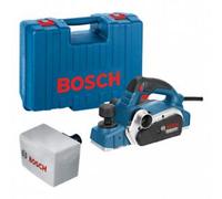 Bosch Professional rabot GHO 26-82 D (puissance 710 W, avec butée parallèle, clé six pans mâle de 2,5 mm, sac à poussière en tissu, coffret de transport)