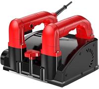 Rabot Électrique, Fraise à mur 1200W avec 26 lames Vitesse 3000 R/MIN Réglage en Hauteur 1-4 mm pour Mur Béton Plâtre Mortier Eau de Chaux