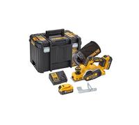 Rabot 18V XR + 2 batteries 5Ah + chargeur multivoltage + coffret T-STAK - DEWALT - DCP580P2-QW