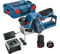 Rabot sans fil GHO 12V-20 Bosch 12 V / 1x batterie 2,0 Ah + chargeur en boîte L