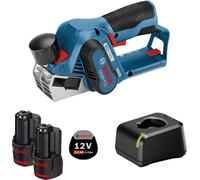 Rabot sans fil GHO 12V-20 Bosch 12 V / 2x 2,0 Ah batterie + chargeur
