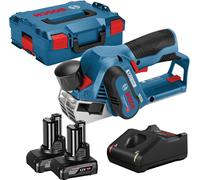 Rabot sans fil GHO 12V-20 Bosch 12 V / 2x 4,0 Ah batterie + chargeur dans L-Boxx