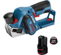 Rabot sans fil GHO 12V-20 Bosch / 1x batterie 2,0 Ah