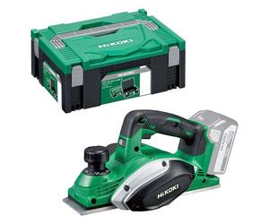 Rabot sans fil HIKOKI P18DSLW2Z + Hitcase 82mm 18V (vendu sans batterie)