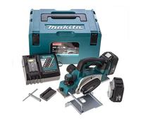 Rabot sans fil MAKITA DKP180RTJ 18 V 82 mm 2 x 5.0 Ah