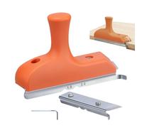 Raboteuse À Bande De Bord | Outil De Dégorgement De Bande De Bord Affleurante | Affleureuse Manuelle De Précision Pour Coupe Droite Courbe Sur Bois PVC Biseautée