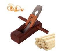 Raboteuse à bois manuelle multifonction | Raboteuse précise en acajou, confortable et ergonomique | Outil de menuisier pour lisser les surfaces en bois | Accessoire de bricolage