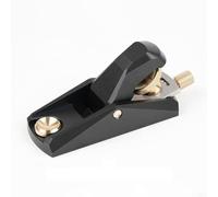 Raboteuse à faible angle avec bouche réglable, rabot compact en alliage d'aluminium pour le travail du bois, les projets de bricolage et les modèles, outil d'ébavurage efficace pour lisser (A)