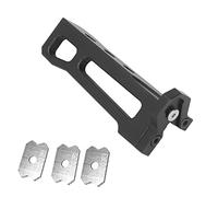 Raboteuse de chants pour le travail du bois, coupe-bordure manuelle en alliage d'aluminium avec 3 lames, mini grattoir portable pour le travail du bois, outil d'ébavurage des