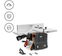 Raboteuse dégauchisseuse 1500 watts 2 lames largeur de 252 mm pp nylon fonte de fer