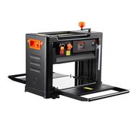 VEVOR Raboteuse à Bois Deux Vitesses Raboteuse Stationnaire 30,1x33 cm Rabot d'Épaisseur Automatique Électrique Trois Lames 15 A 2000 W 23500 tr/min Faible Bruit pour Matériaux en Bois Dur et Tendre