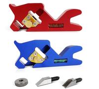 Raboteuse manuelle pour le travail du bois avec bouton de profondeur et bulle de niveau pour chanfreiner le bois, aplatir et lisser les coins