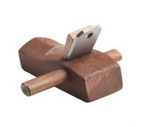Raboteuse manuelle pour menuisier et projets d'artisanat du bois, poignée en bois avec lame en métal, outil manuel pour lisser et couper (95 mm)