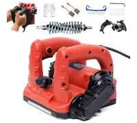 Raboteuse murale électrique, 2980 W, machine de rainurage automatique avec 20 lames, profondeur réglable de 0 à 4 mm, pelle à béton portable pour la rénovation des murs en granit