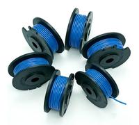 RAC124 Bobine de fil de rechange pour débroussailleuse - 1,6 mm - Compatible avec Ryobi ONE+ 18 V/24 V/40 V OLT1832 RLT1825 RLT1830LI OLT1831 RLT2925 (6)