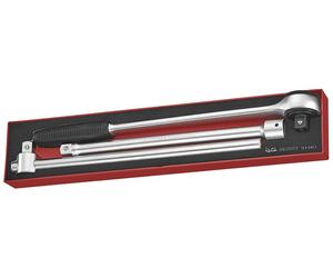 Racagnac avec accessoires Foamx4 tray 3/4 400- 450mm L 3 pièces Teng Tools TEX3403