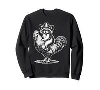 Raccoon Cowboy Cowgirl Coq Western Rodeo Howdy Vintage Sweatshirt