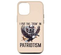 Raccoon Eagle J'Ai mis Le tisme dans Le patriotisme, Dicton drôle pour Hommes et Enfants Coque pour iPhone 12/12 Pro