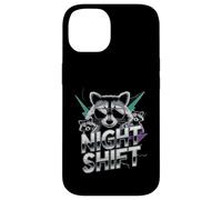 Raccoon Funny Late Night Worker Coque pour iPhone 14