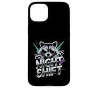Raccoon Funny Late Night Worker Coque pour iPhone 15 Plus